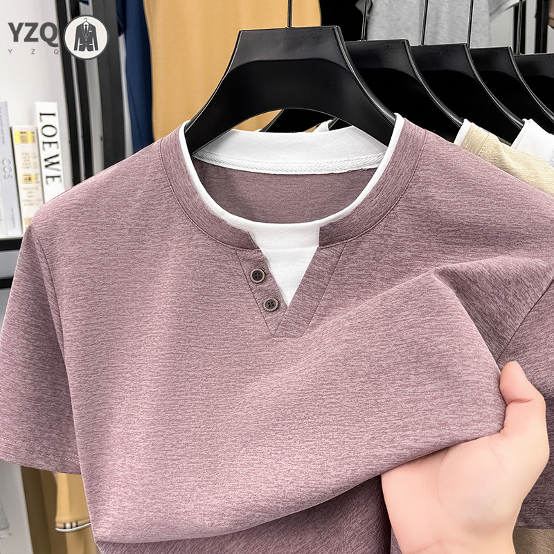 Mens Short Sleeve T Shirt Henl - Summer Clothing Trends recension och pris