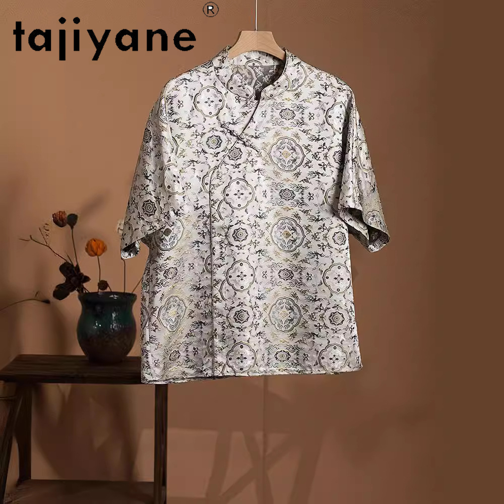TAJIYANE 100% Mulberry Silk T  - Summer Clothing Essentials Women recension och pris