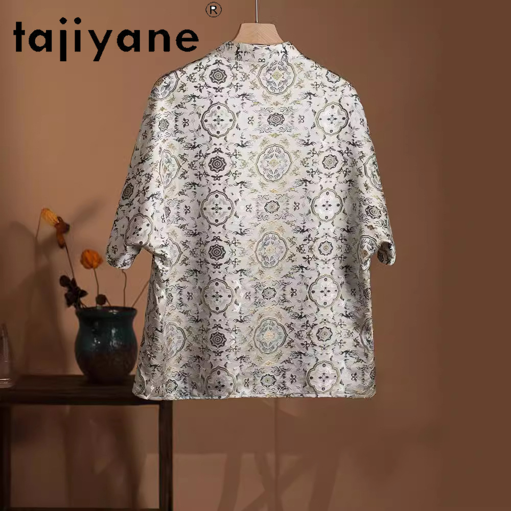 TAJIYANE 100% Mulberry Silk T  - Summer Clothing Essentials Women recension och pris