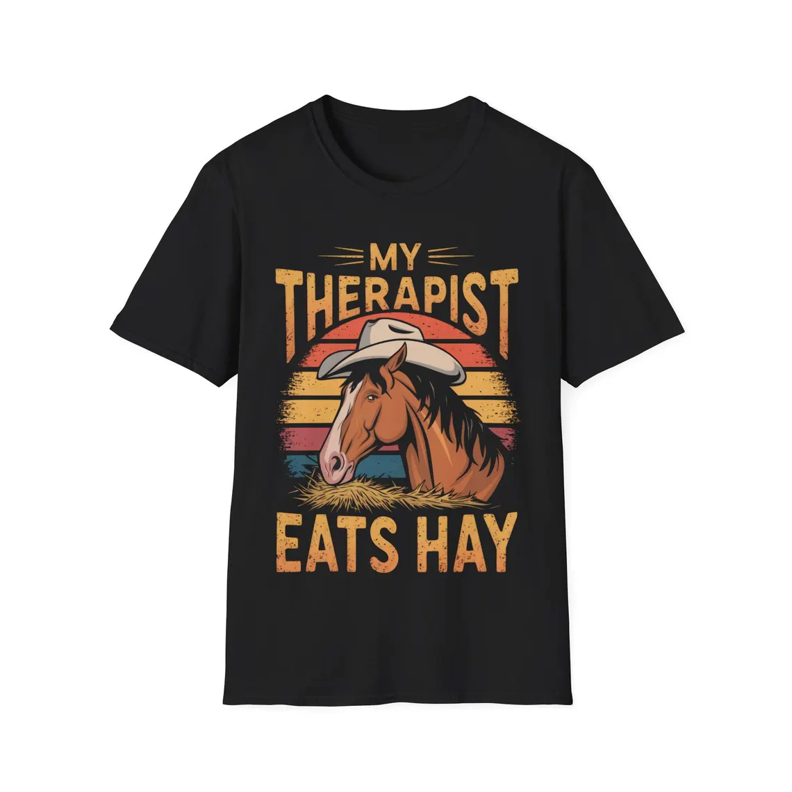 I'd Rather Be At The Barn T-Sh - Summer Equestrian Clothing recension och pris