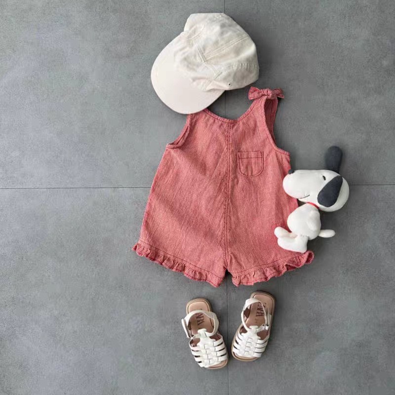 HY2831 Girls Summer Romper wit - Summer Clothing Baby recension och pris