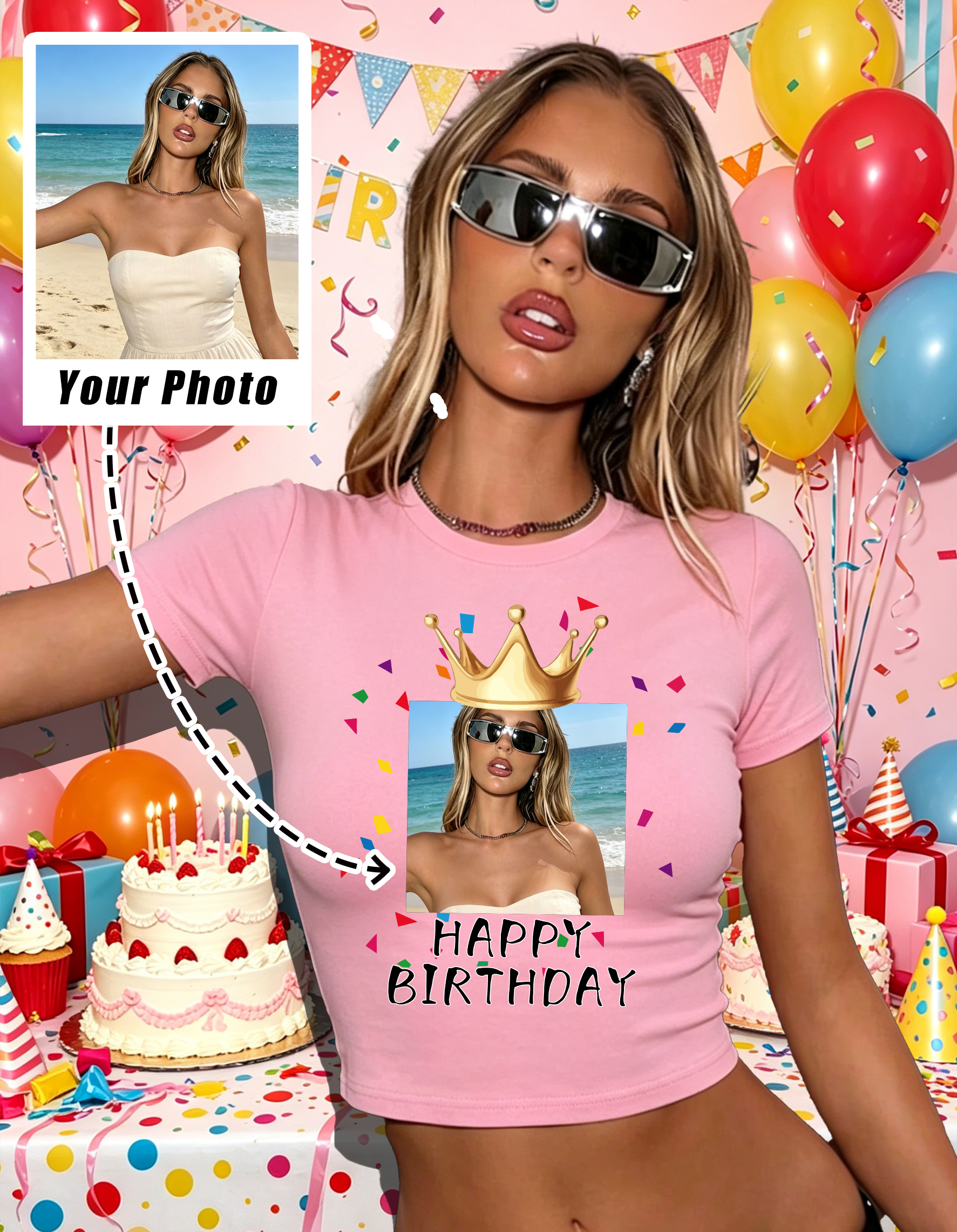 Custom Graphic Logo  Slim T Sh - Summer Clothing Logo recension och pris