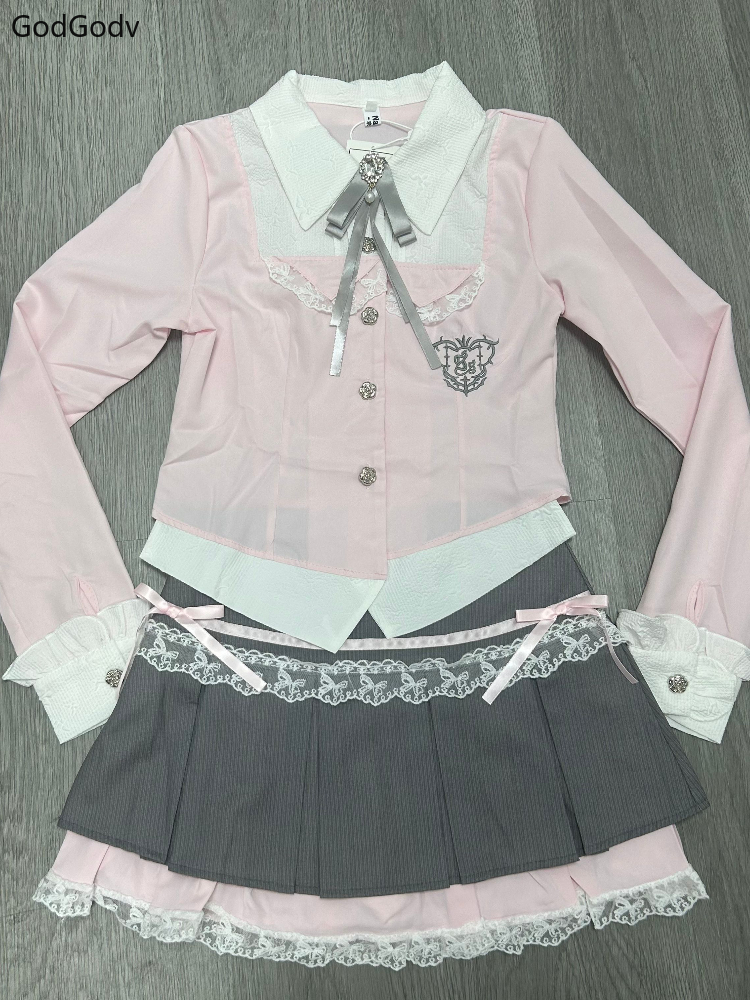 Spring Y2K Princess Outfits Wo - Summer Clothing Bundle recension och pris
