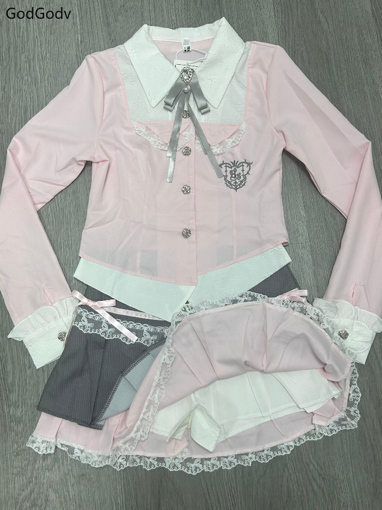 Spring Y2K Princess Outfits Wo - Summer Clothing Bundle recension och pris