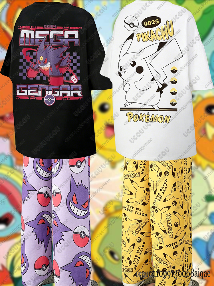2026 Anime Pikachu&Gengar Summ - Summer Clothing For Women recension och pris