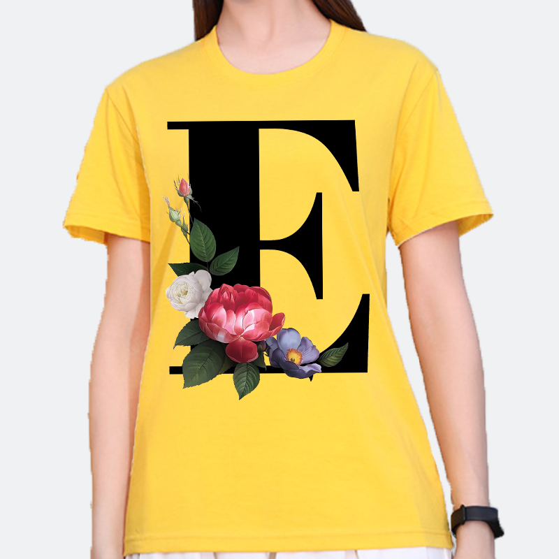 Large Size Yellow T-shirt for  - Yellow Summer Clothing recension och pris
